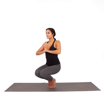 Yamadhi Yogashirt Yoga String Top, Bio-Baumwolle, Schwarz L