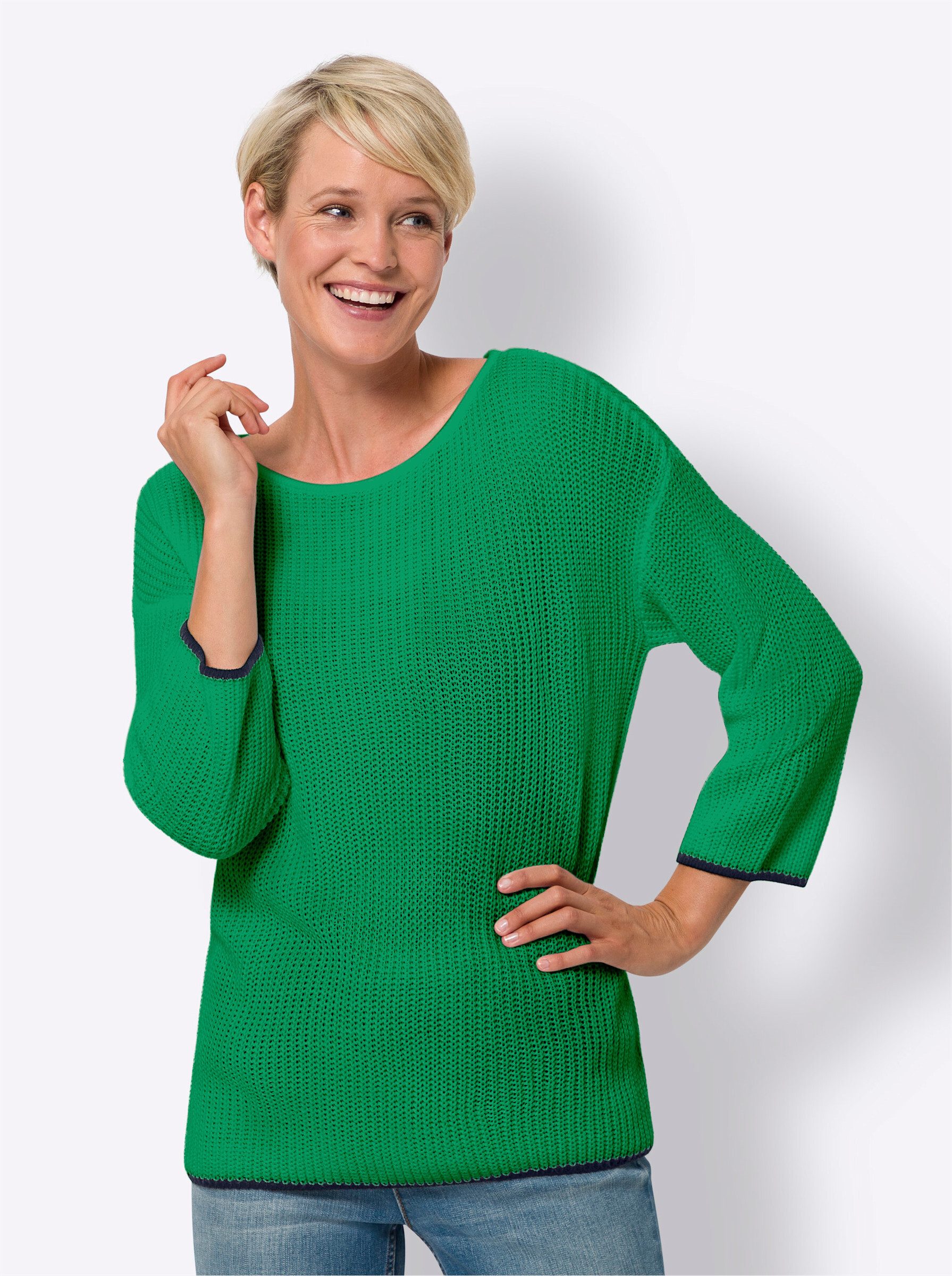 Strickpullover Langarm-Pullover