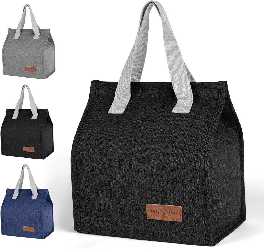 FELIXLEO Einkaufsbeutel Lunchbag Isoliertasche Faltbar Thermotasche für Arbeit Reise Schule