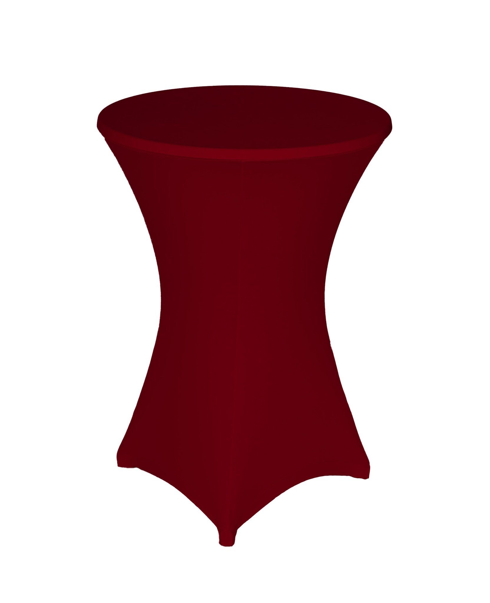 TexDeko Stehtischhusse Stretch Husse für Bistrotisch mit verstärkten Fußtas günstig online kaufen