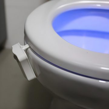 Retoo Nachtlicht Toilettenlicht Motion Sensor WC Toilettenbeleuchtung Nachtlicht, Universell einsetzbar, Sanfte Beleuchtung, Sicherheit und Orientierung