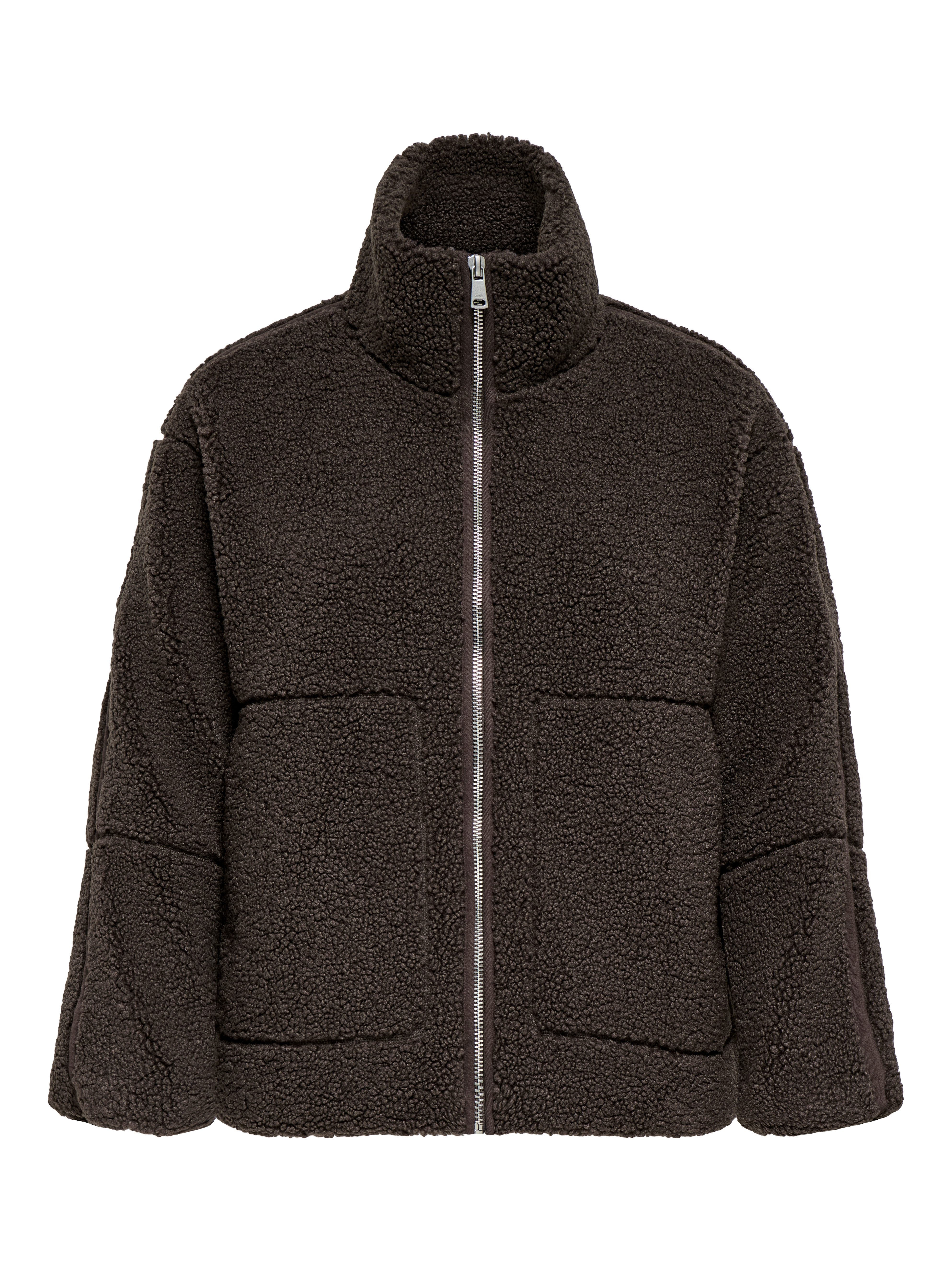 ONLY CARMAKOMA Plüschjacke CARASPEN TEDDY JACKET OTW NOOS Kunstfaser, Teddyplüsch