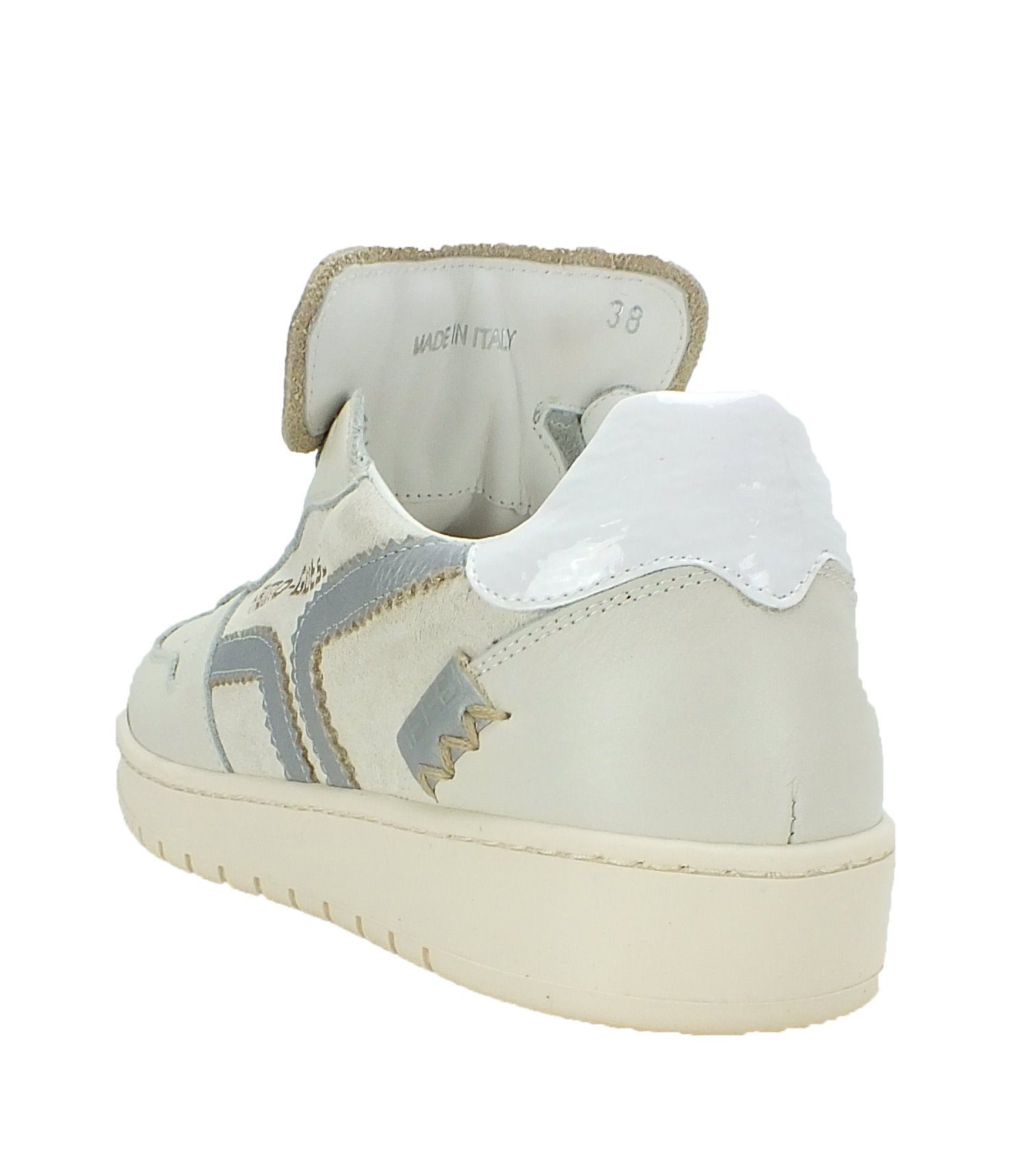Kamo-Gutsu Damen Leder Halbschuhe modisch Sneaker Wechselfussbett