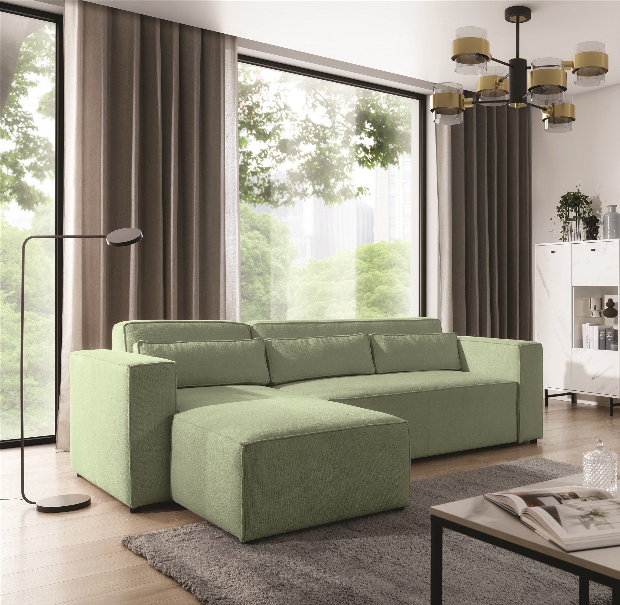 Fun Möbel Ecksofa Schlafsofa WALDO in günstig online kaufen