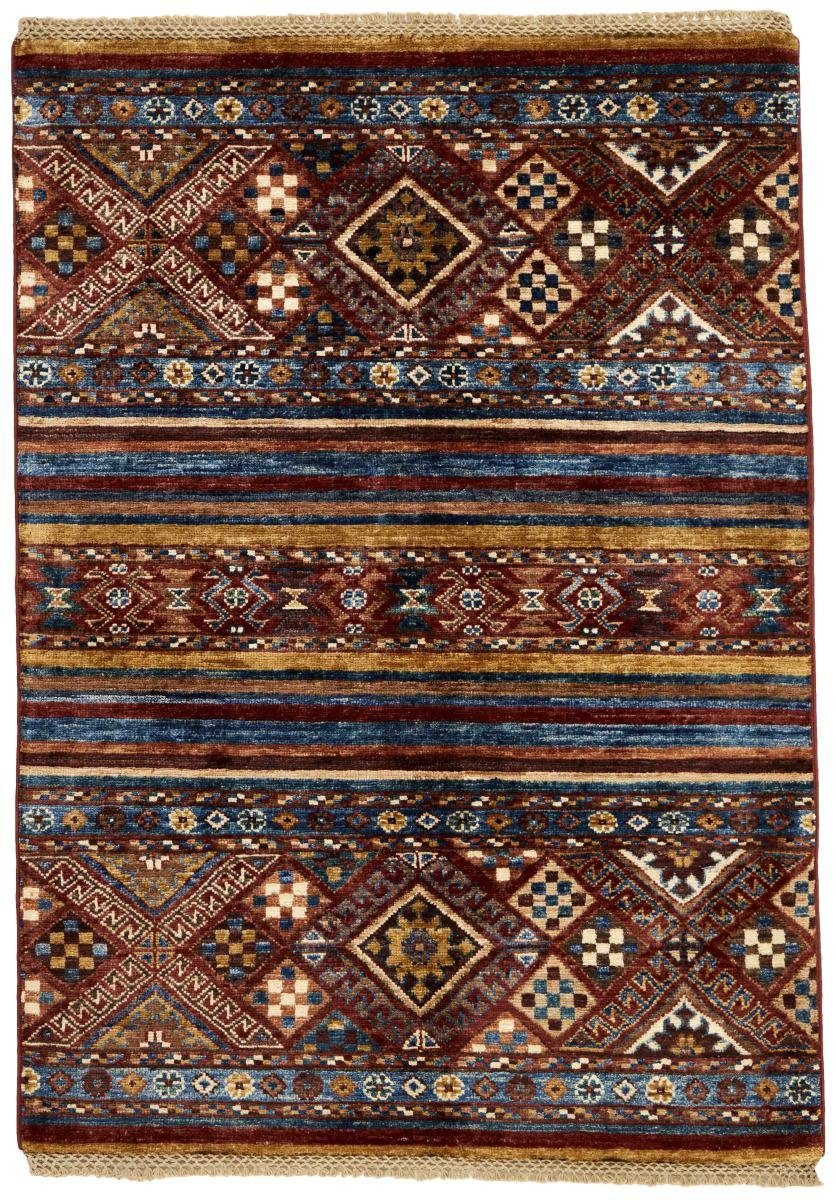 Orientteppich Arijana Shaal 87x122 Handgeknüpfter Orientteppich, Nain Trading, rechteckig, Höhe: 5 mm