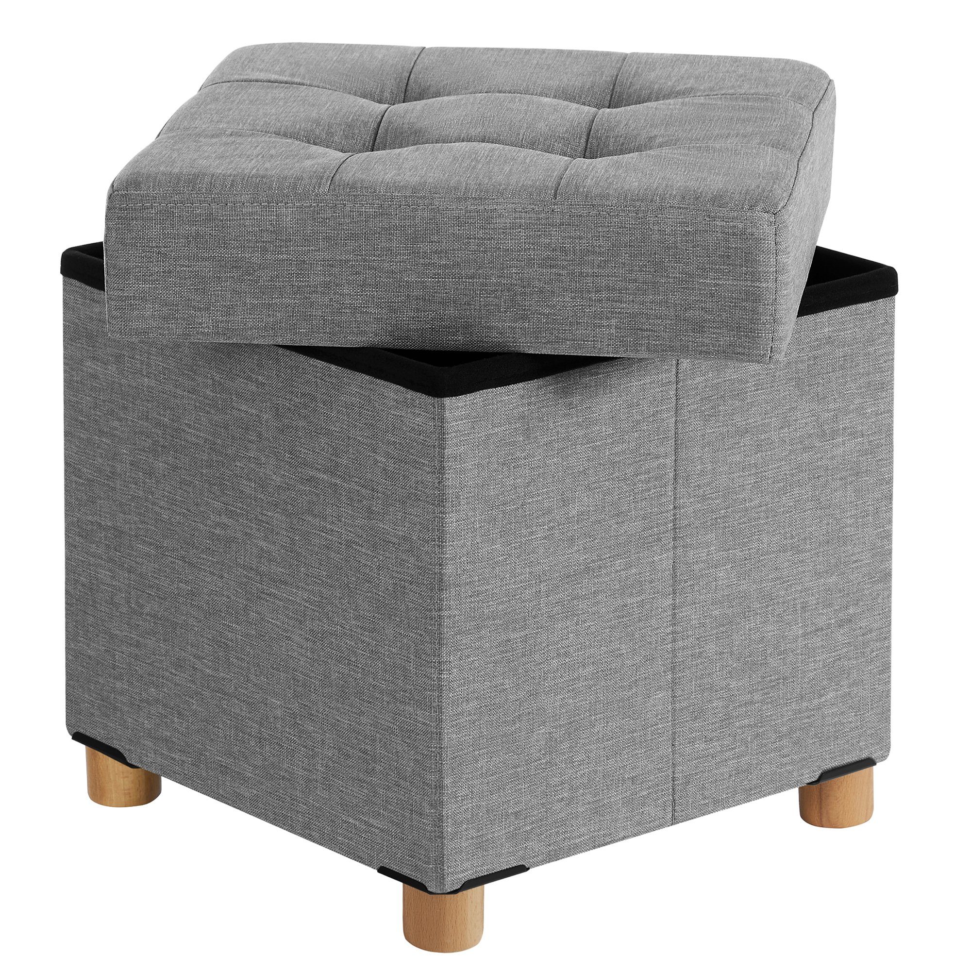 SONGMICS Sitzhocker, mit Stauraum, Schuhbank, klappbare günstig online kaufen