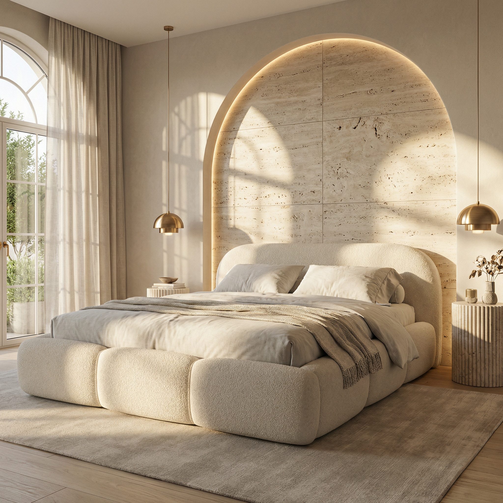 yourhouse24 Polsterbett Designer OHIO SLIM mit Stauraum, Cloud Bed im Chunky-Look, Voluminöses Chunky-Design mit weichen Kanten – Bild 2 von 5
