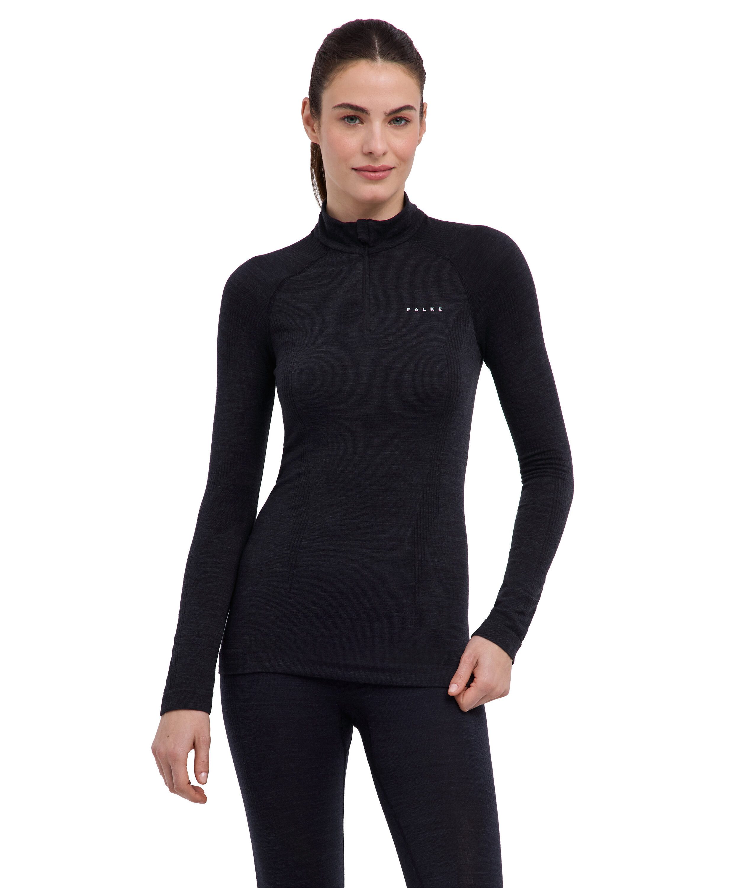 Funktionsshirt FALKE Langarmshirt Wool-Tech