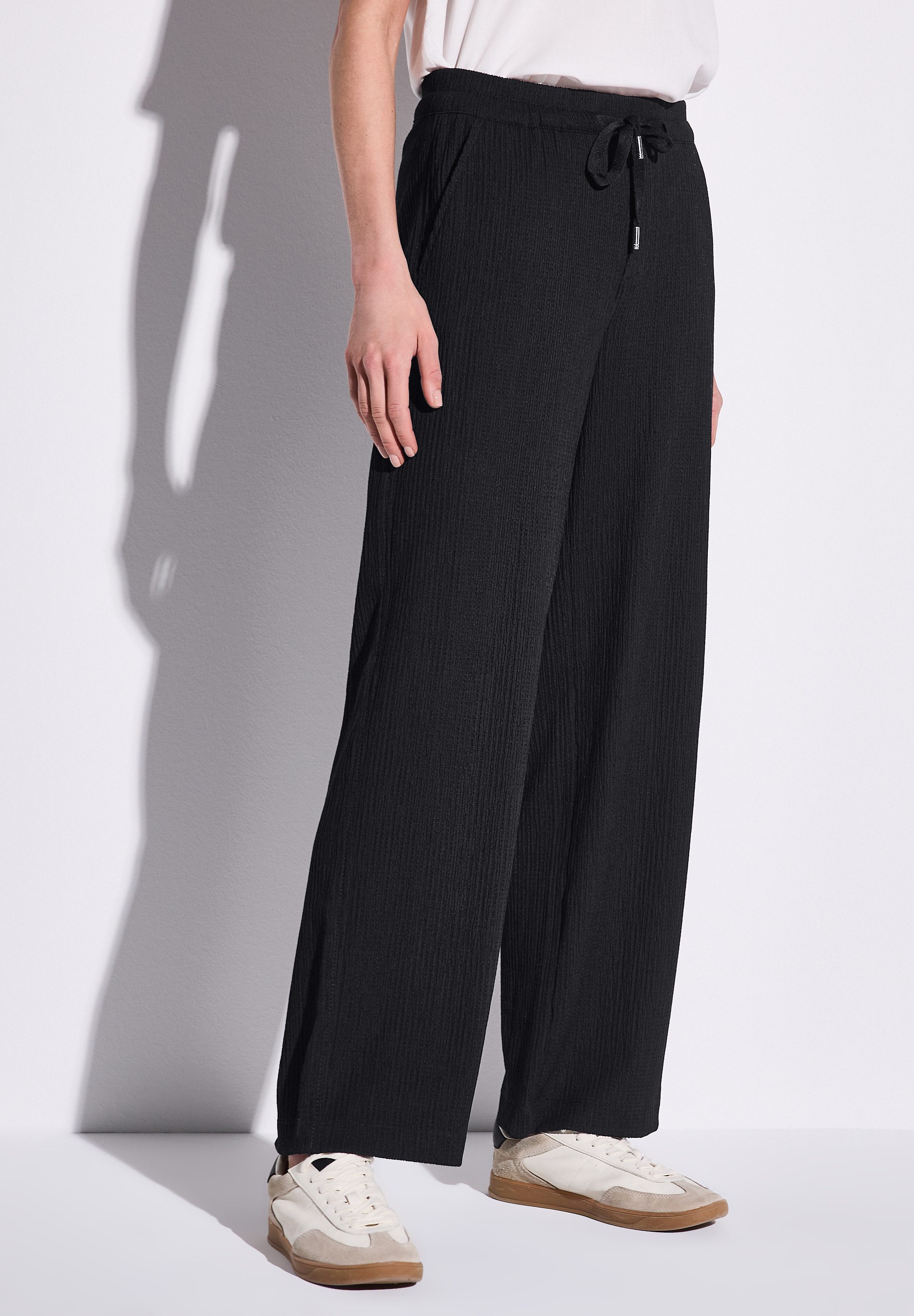 STREET ONE Stoffhose Sommerhose mit Struktur günstig online kaufen