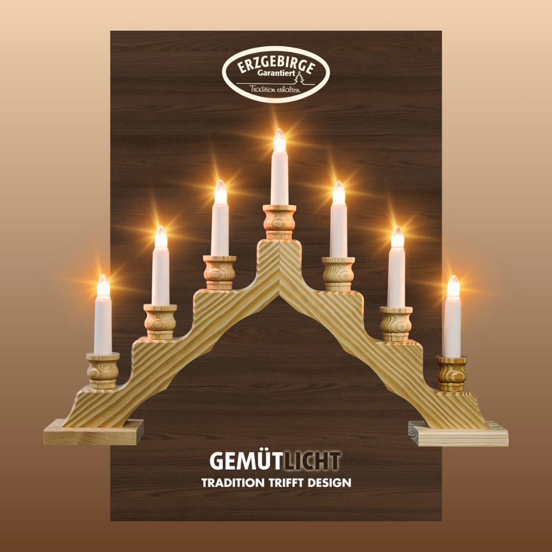 Weigla Lichterbogen Schwede, Weihnachtsdeko, Made in günstig online kaufen