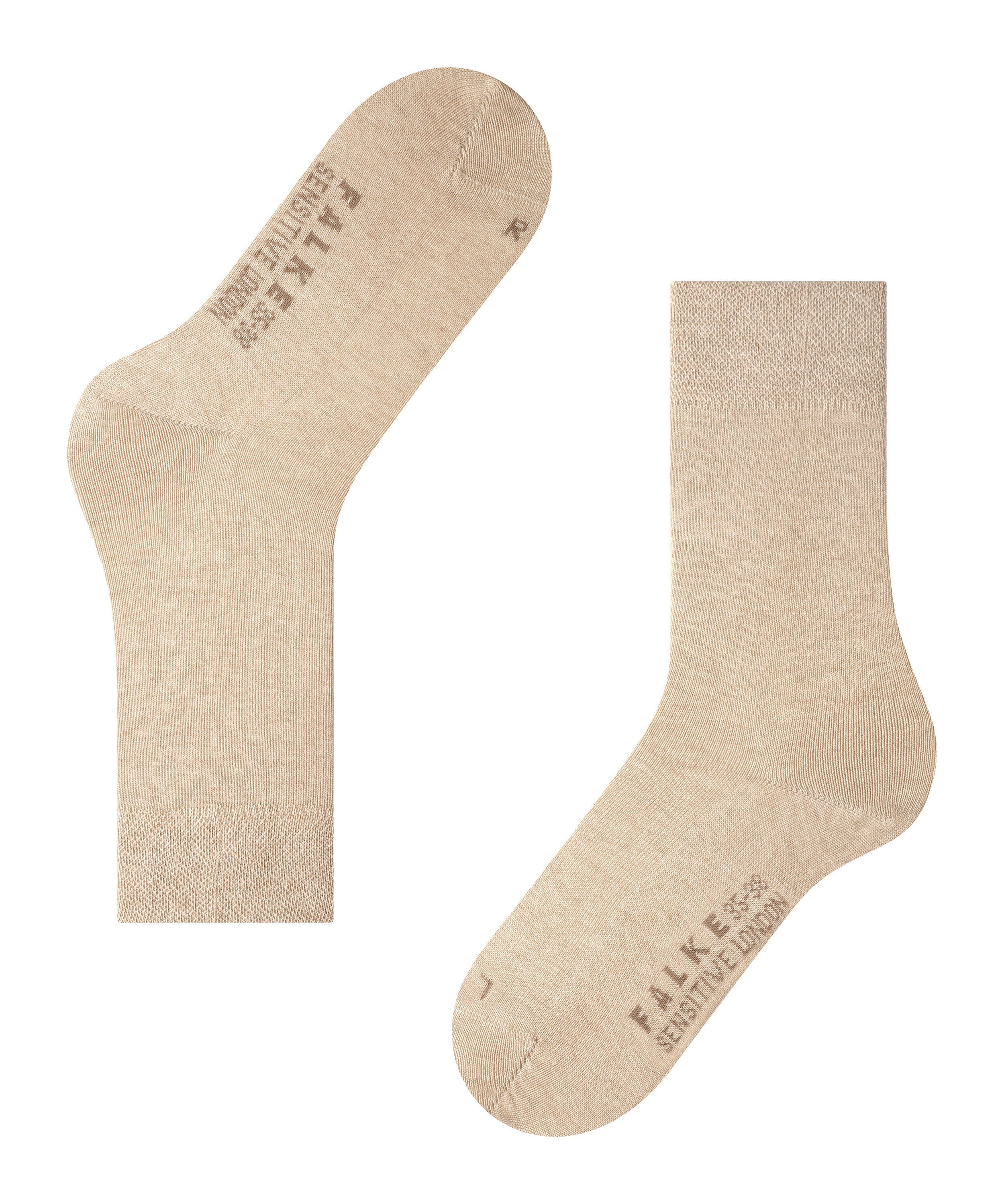 Socken FALKE (4650) mel. (1-Paar) Sensitive London sand