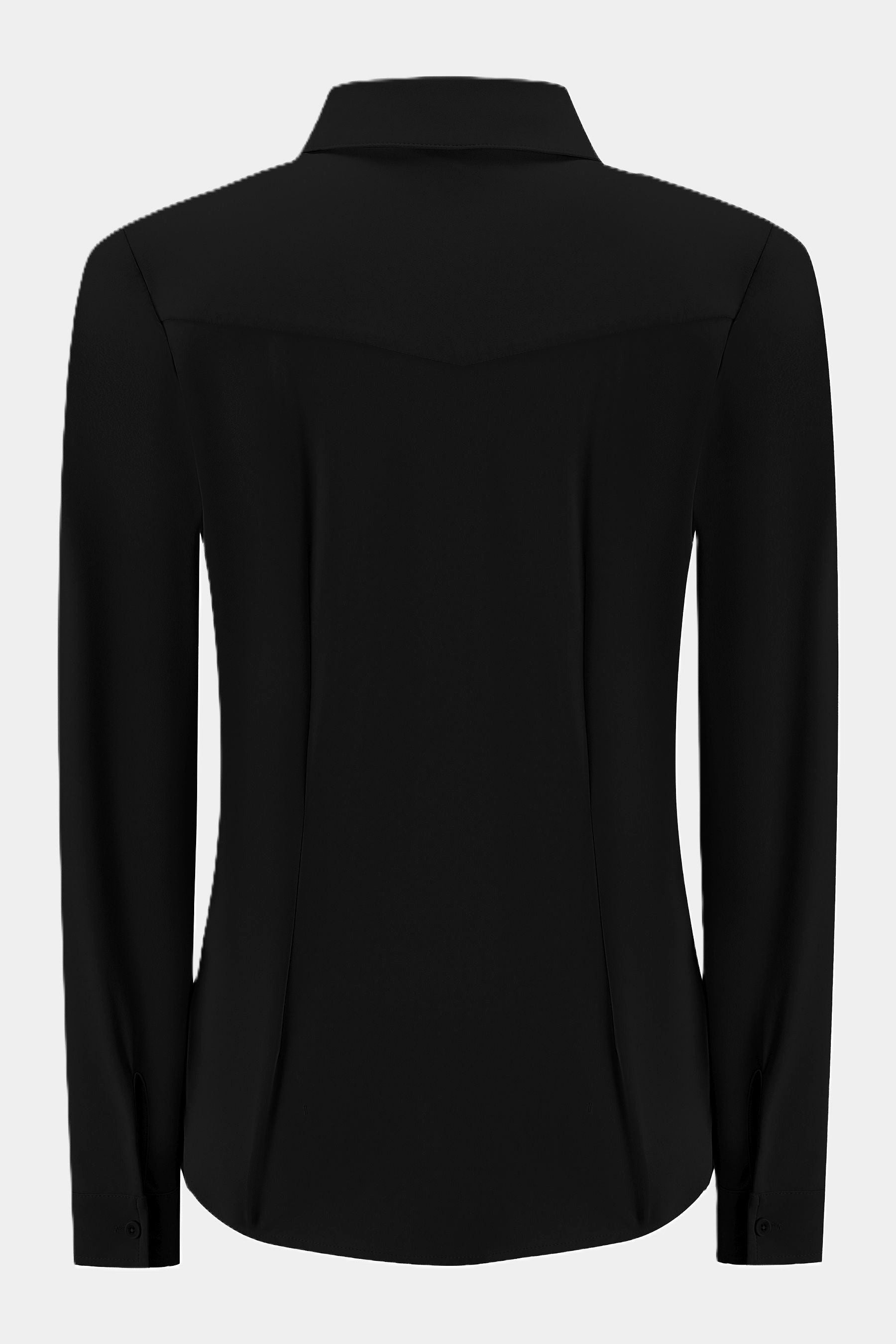 Travel 8 Blusenshirt Damen Fitted Travel Bluse Black – Knitterarm & Formsta günstig online kaufen