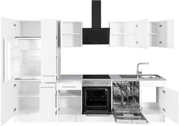 wiho Küchen Küchenzeile Ela, Breite 310 cm, Soft-Close-Funktion, höhenverstellbare Füße