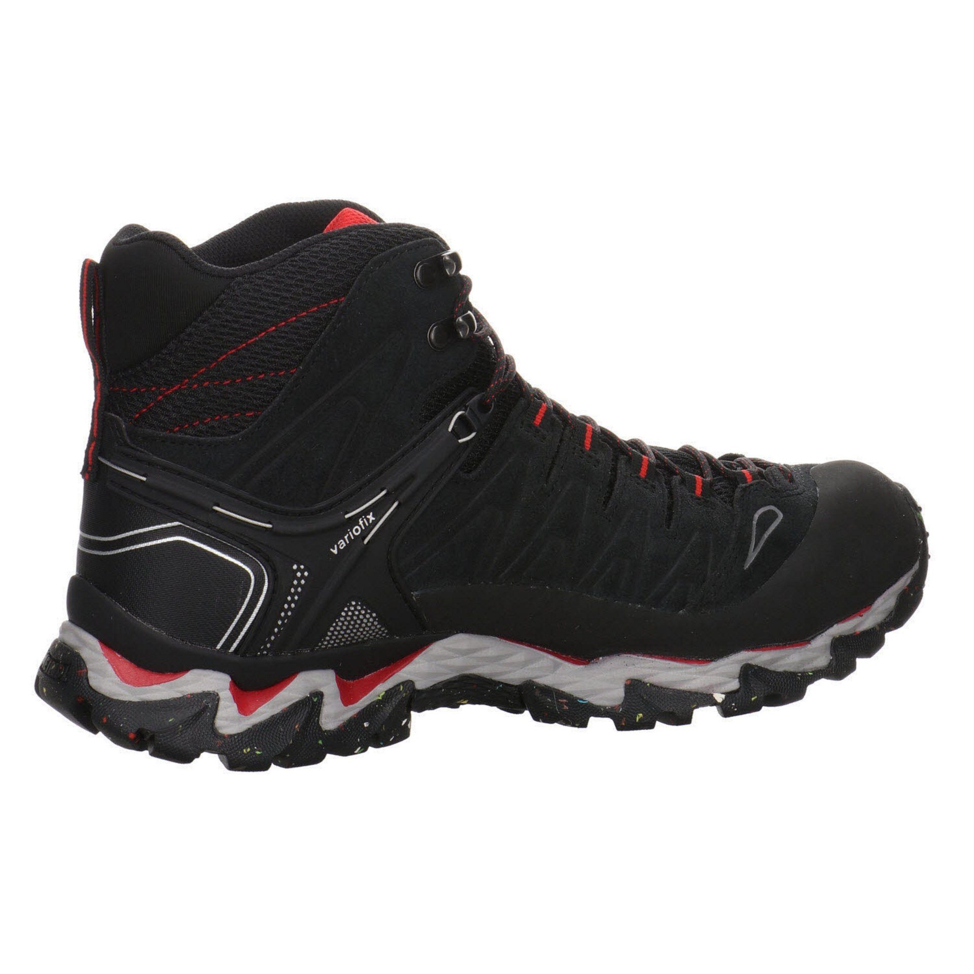 GTX SCHWARZ/ROT Outdoorschuh Hike Herren Lite Outdoorschuh Meindl Outdoor Schuhe Leder-/Textilkombination