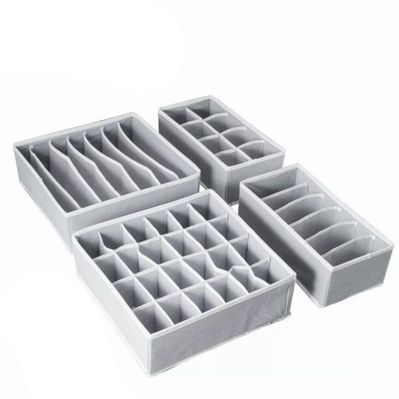 EBUY Aufbewahrungsbox 4-teiliges Kleiderschrank- und Schubladen-Organizer-Set (4 St)