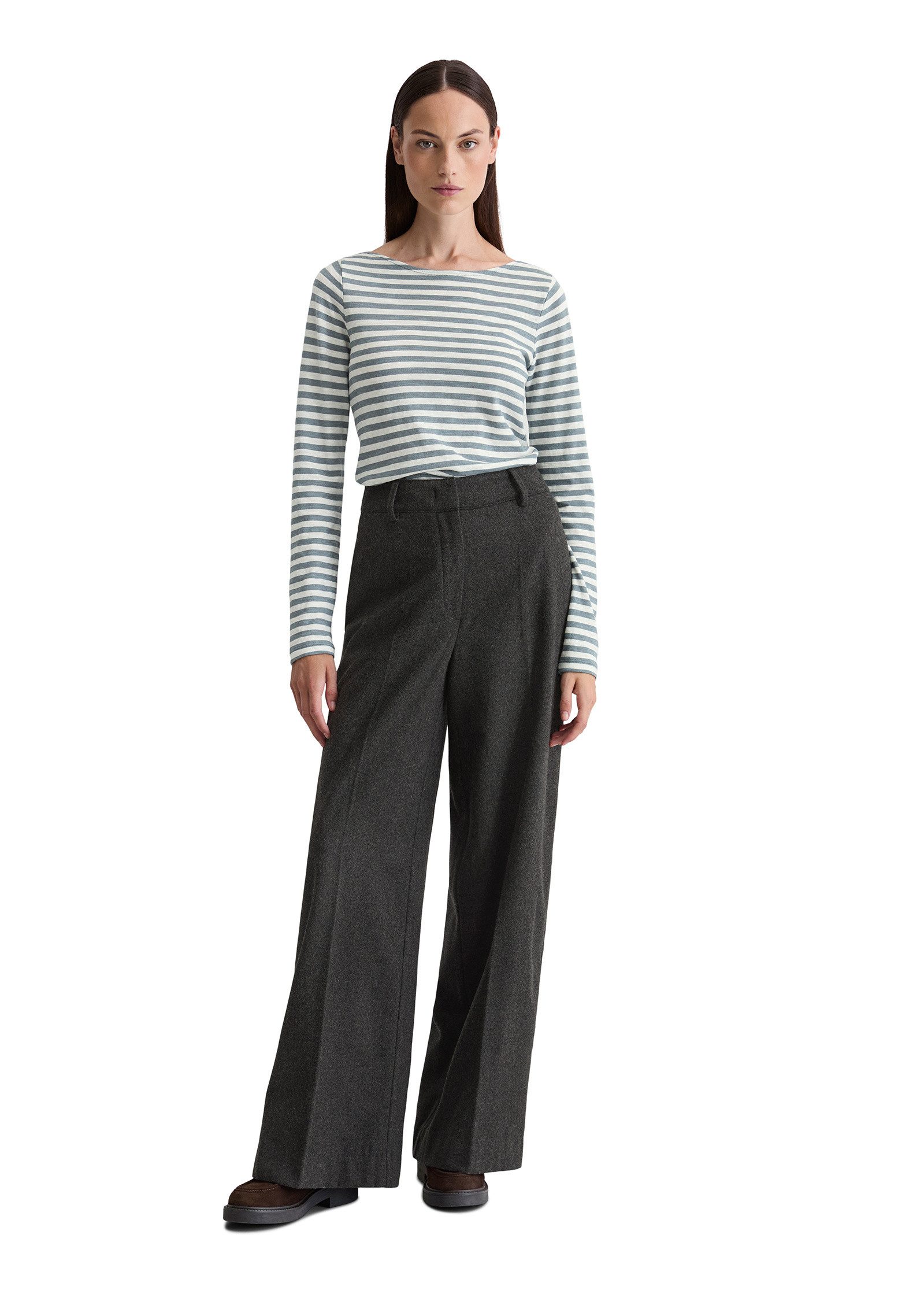 Marc O'Polo Langarmshirt aus Slubjersey