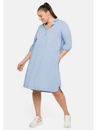 Sheego Blusenkleid »Hemdblusenkleid« mit Reverskragen und seitlichen Taschen