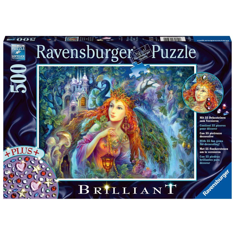 Ravensburger Puzzle Magischer Feenstaub Brilliant 500 Teile, Puzzleteile