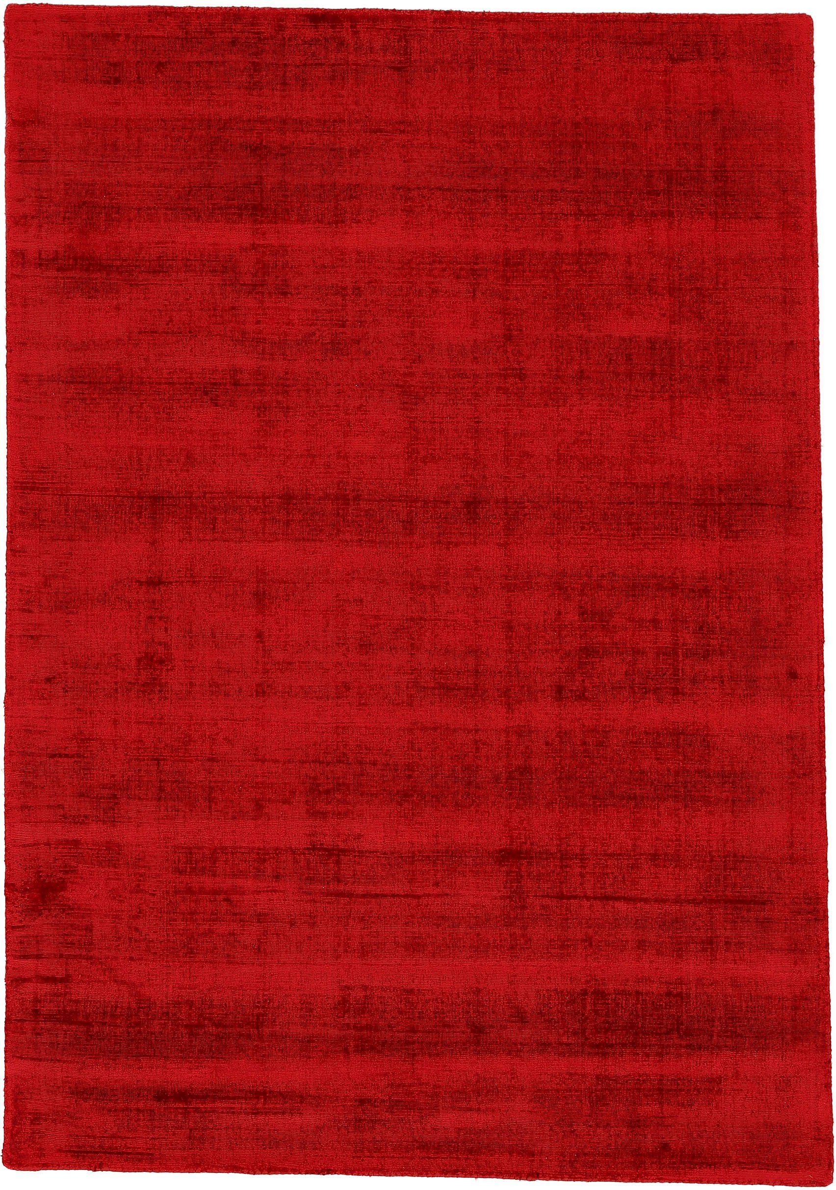 carpetfine Teppich »Ava Viskoseteppich«, rechteckig, 13 mm Höhe, Seidenopti günstig online kaufen