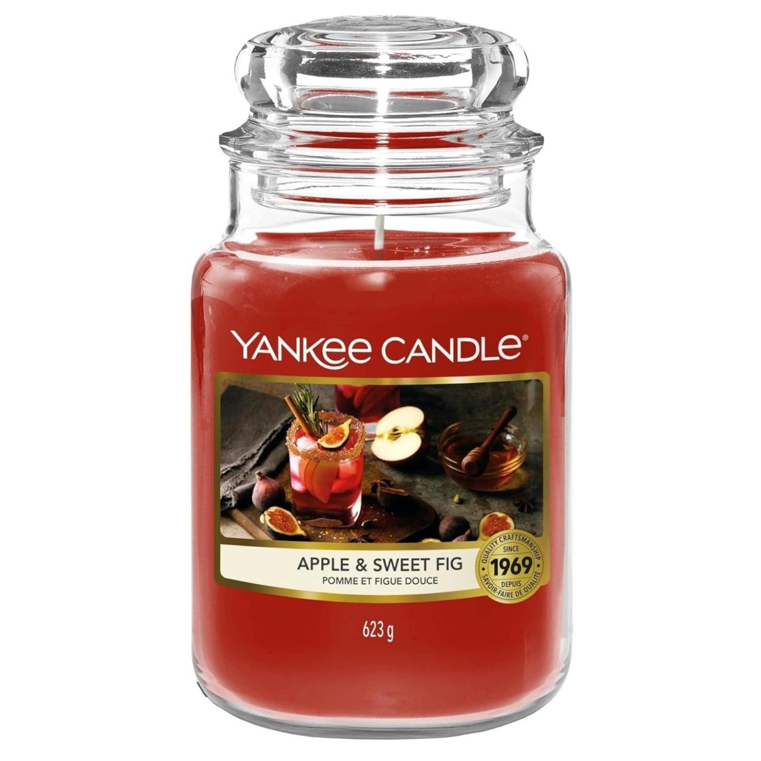 Yankee Candle Duftkerze Yankee Candle Apple & Sweet Fig grosse Duftkerze im günstig online kaufen