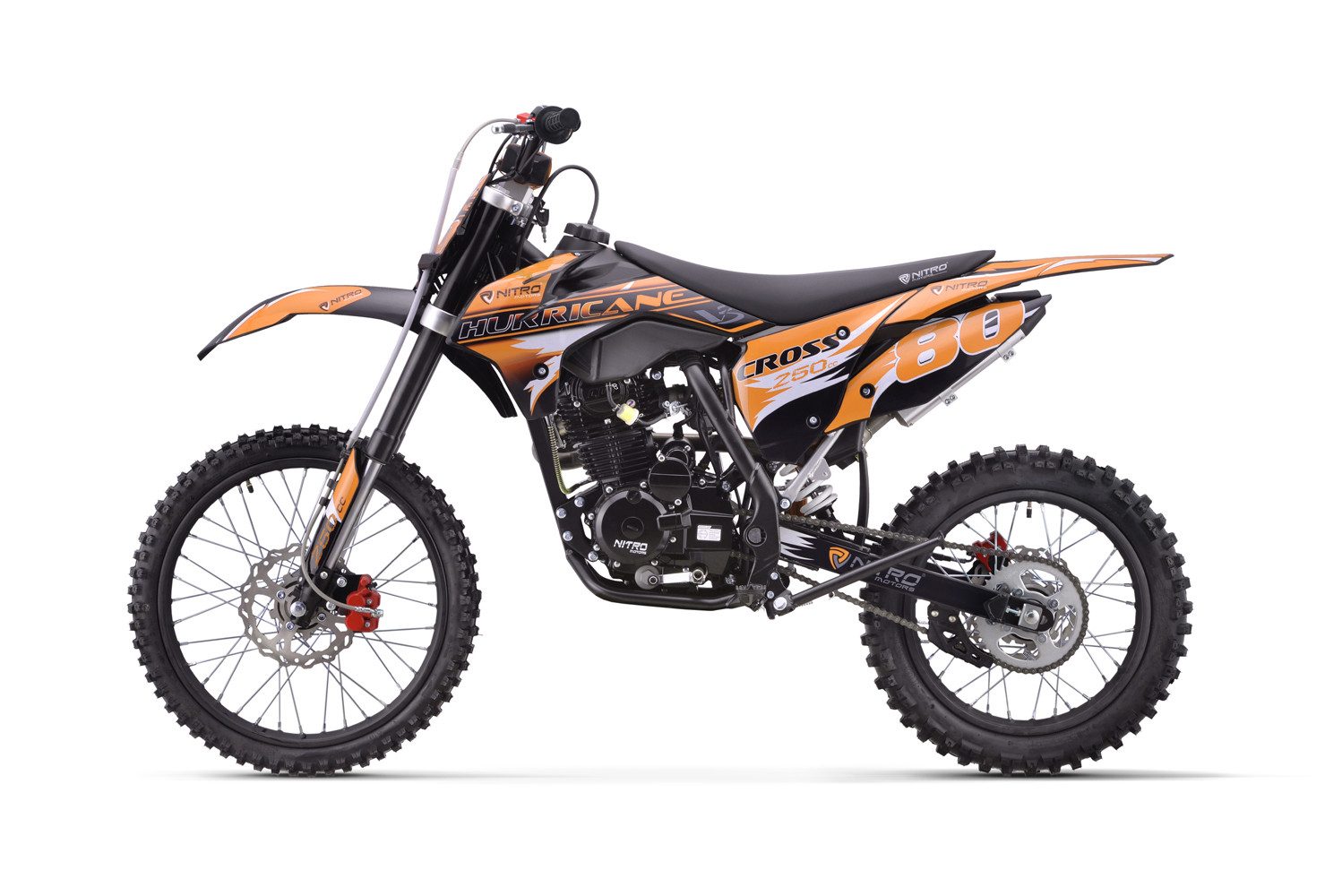 Smarty Crossrad 250cc Dirtbike BRX V3 19/16 Kick und E-Start