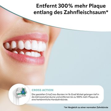 Wunder Zahnstocher Mundpflegecenter Aufsteckbürsten für Oral B 8er Pack - Zahnbürstenaufsätze für Oral B
