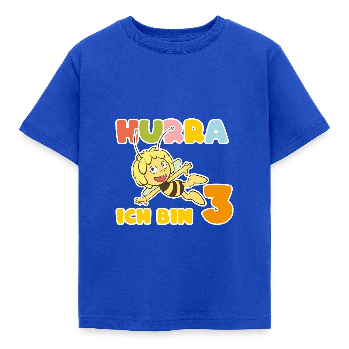T-Shirt Biene Maja Hurra Ich bin 3 Dritter Geburtstag Kinder T-Shirt