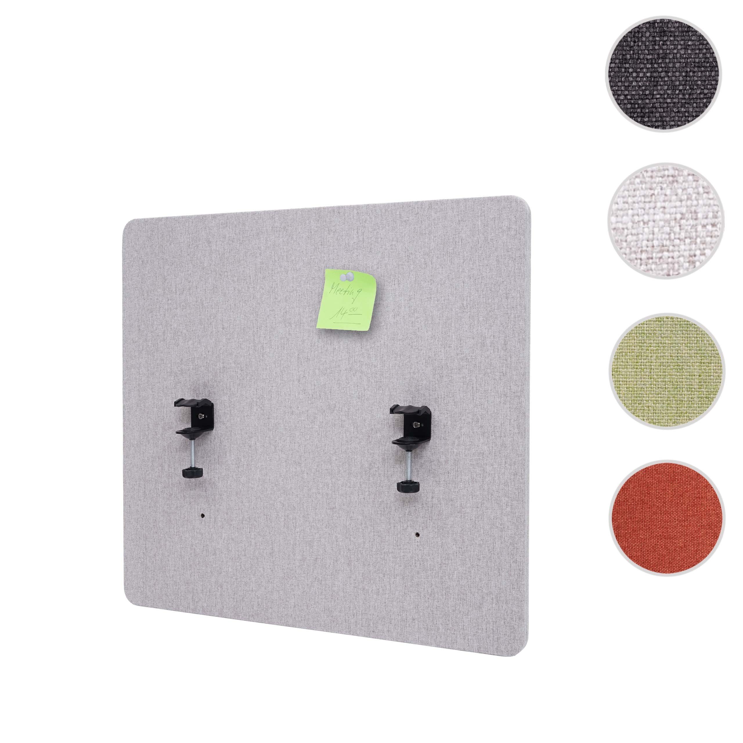 MCW Stellwand MCW-G75, Büro-Sichtschutz, Pinnwand, Inkl. Anbringungen, Schalldämmend