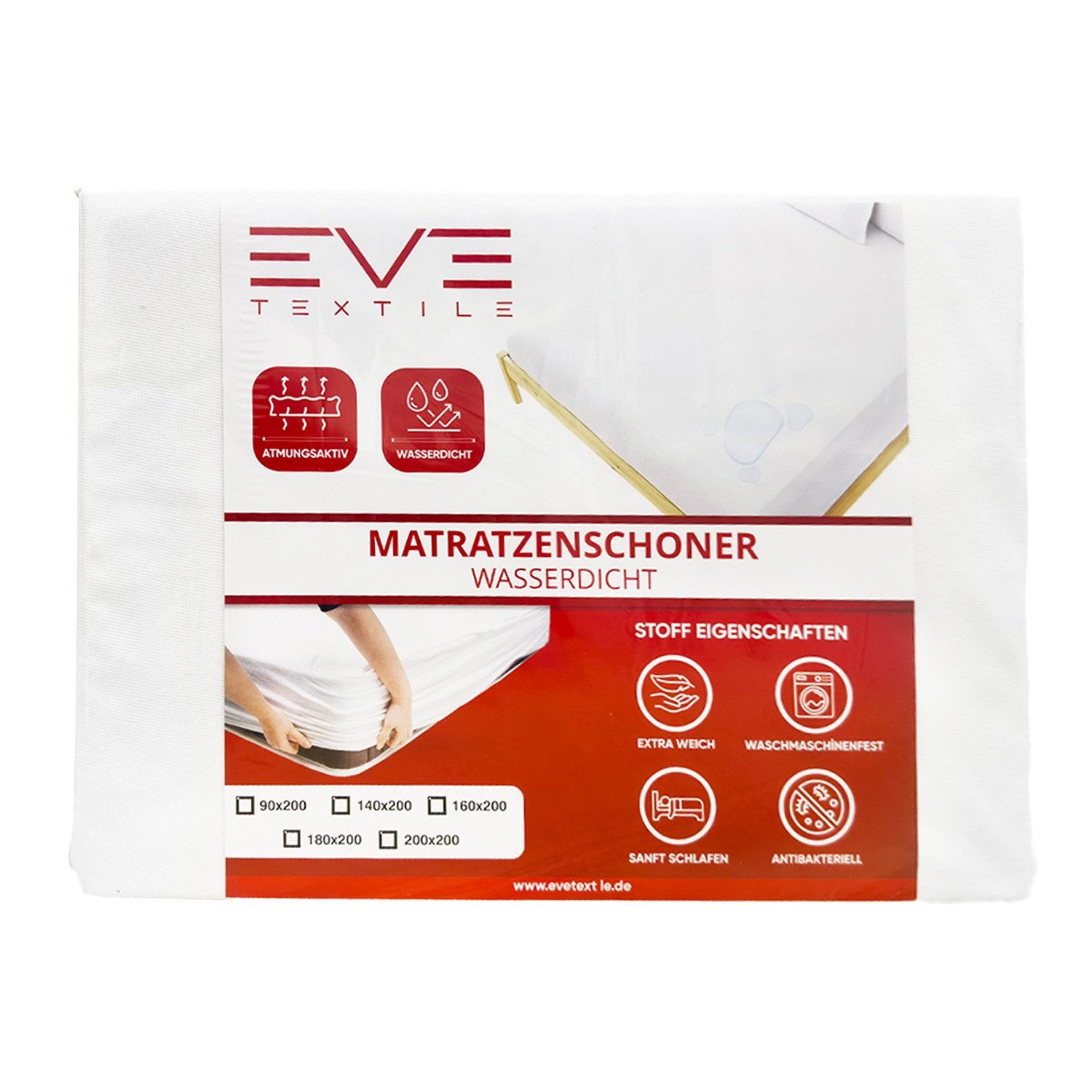 Matratzenschoner Wasserdichter Matratzenschoner Eve Textile GmbH günstig online kaufen