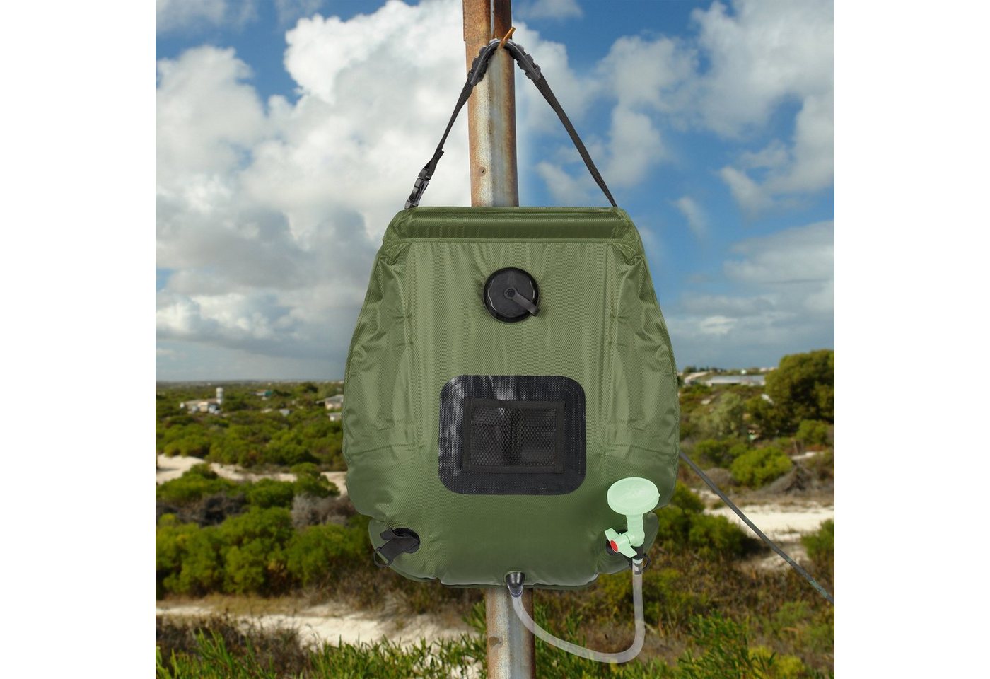 Thumbnail - relaxdays Solardusche Solar Campingdusche 20 Liter