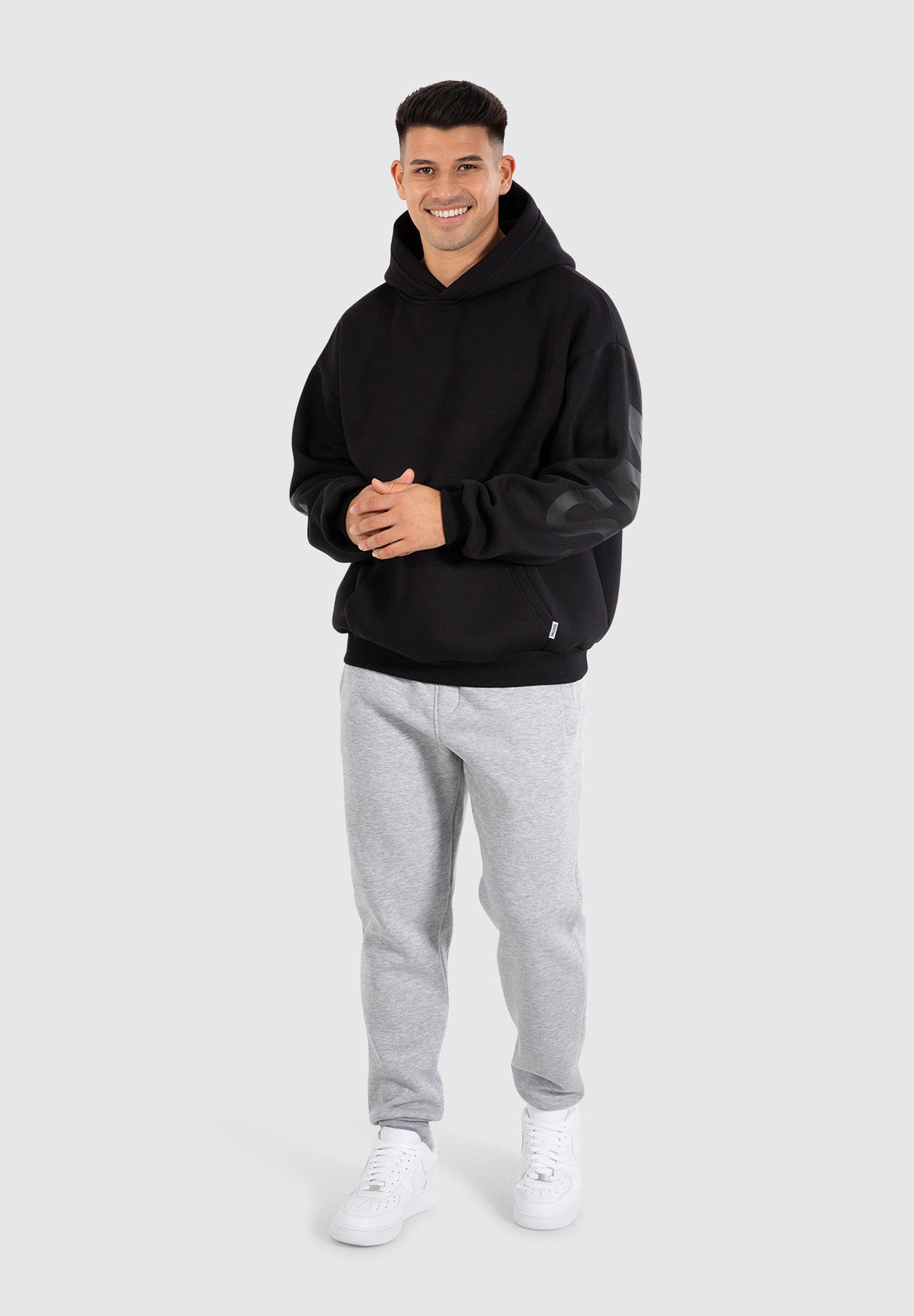 Smilodox Hoodie Brail Solid, Langarm Oversize günstig online kaufen