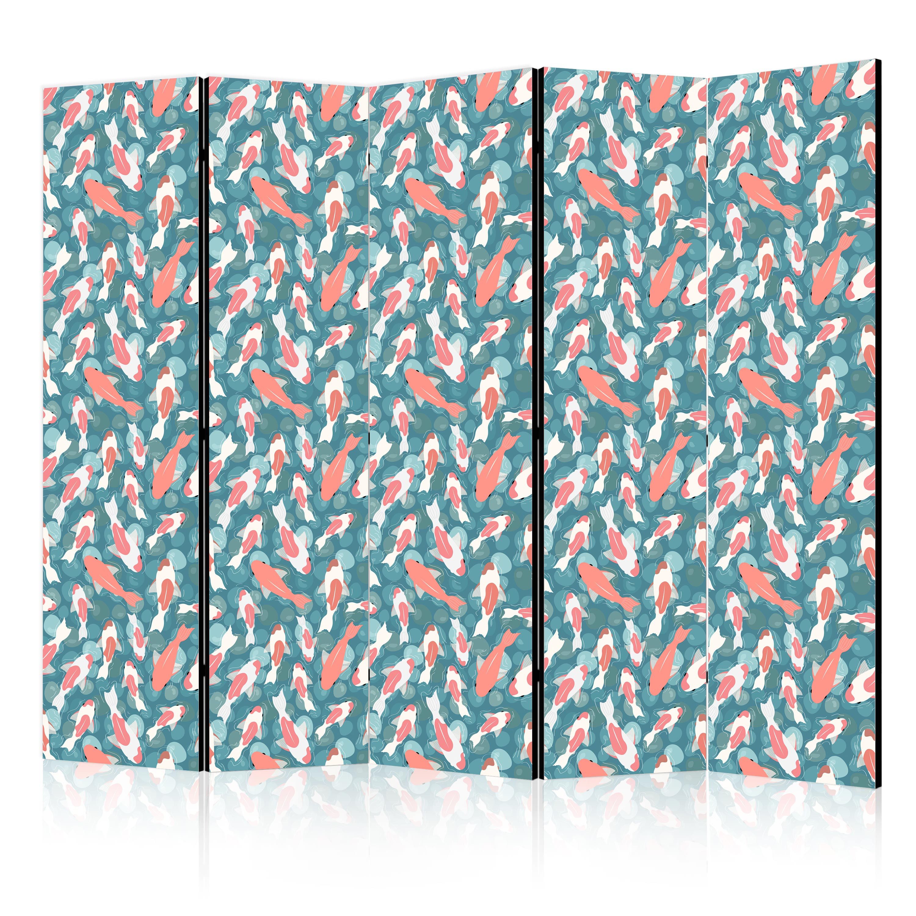 Muralo Paravent 5-Tlg (Packung, 1 St., 225x172 cm), 3 Varianten, Für das Wohnzimmer, das Schlafzimmer