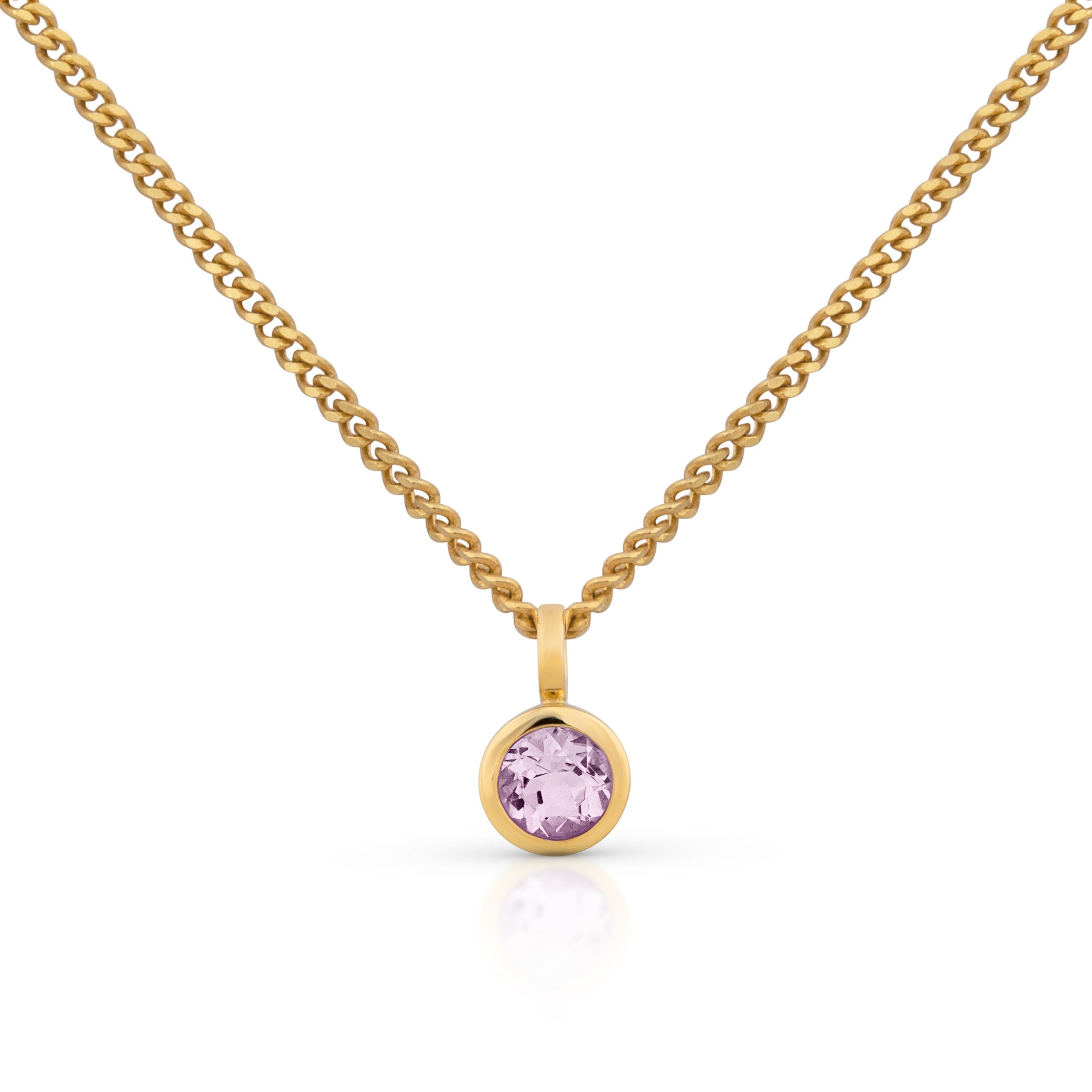 Orolino Kette mit Anhänger 585 Gold Amethyst 5mm