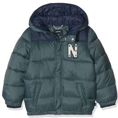 Noppies Winterjacke Baby - Kinder Winterjacke Baywood Silver Pine, grün (1-St) Eine wasserabweisende Jacke mit Kapuze für Jungen.