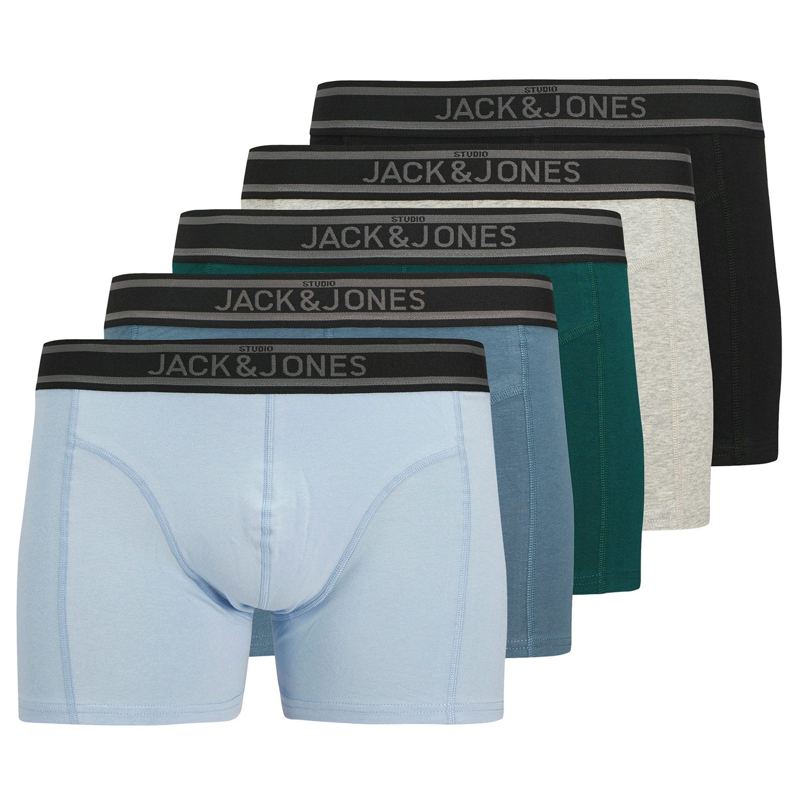 Retro Pants Große Größe Herren Pants JACRON petrol/hellblau/schwarz 5er