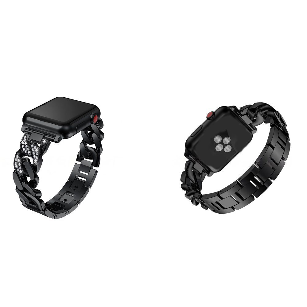 FELIXLEO Uhrenarmband Uhrenarmband für Watch series Schwarz 45mm, 8 Apple Armband 7