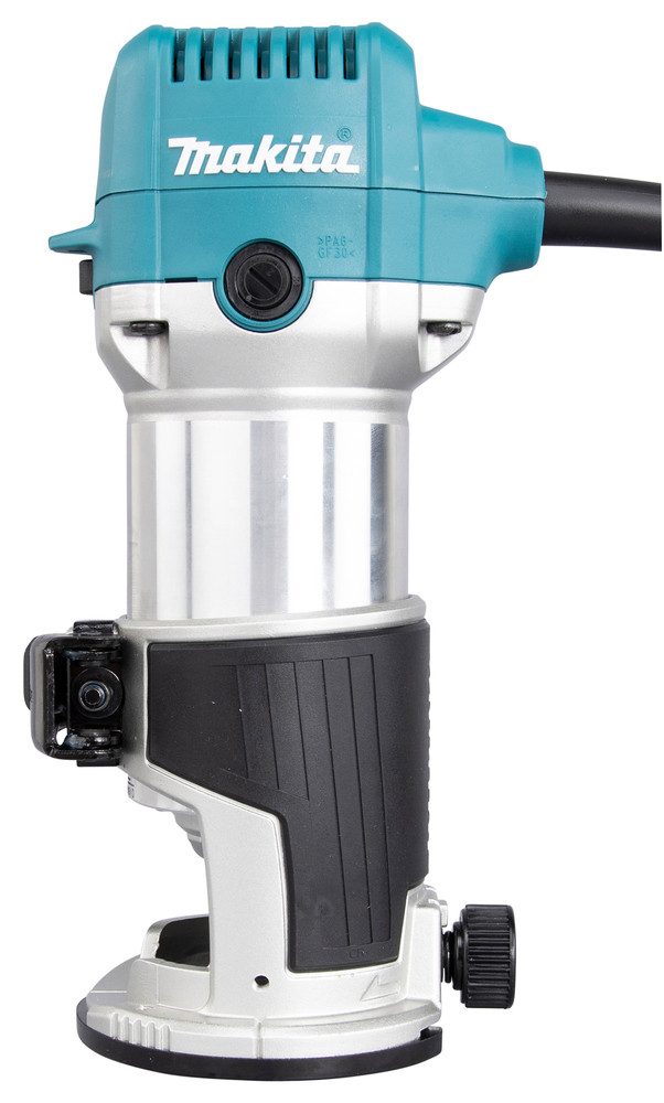 Makita Fräse Multifunktionsfräse »RT0702CX2J« im Makita Makpac Koffer Gr.4, (vielseitig einsetzbare Multifunktionsfräse), 710 W, 6/8 mm, Leerlaufdrehzahl, 10000 – Bild 5 von 5