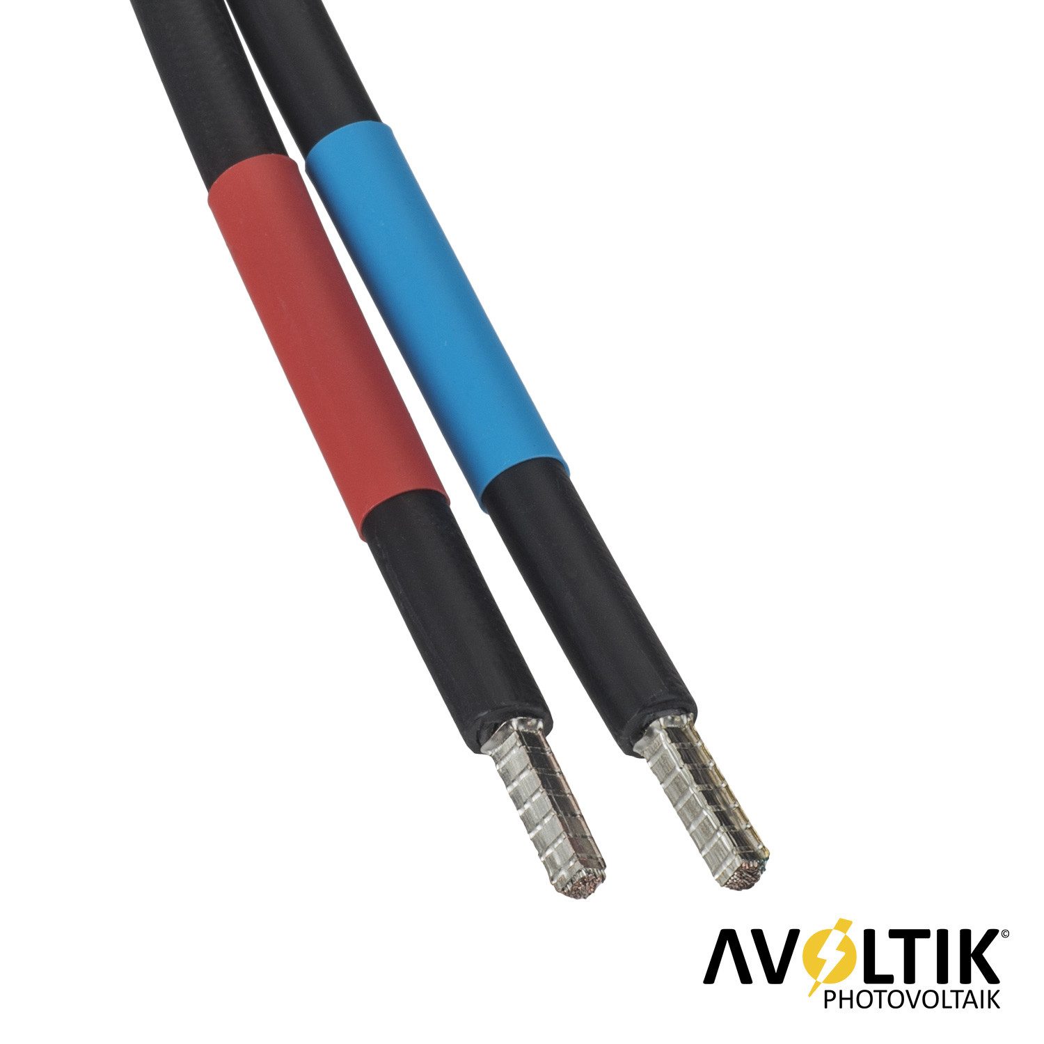 avoltik Laderegler Kabel auf Batterie 1,5m 6mm² Solarkabel Solarkabel, (150 cm), mit zusätzlicher 15A Sicherung