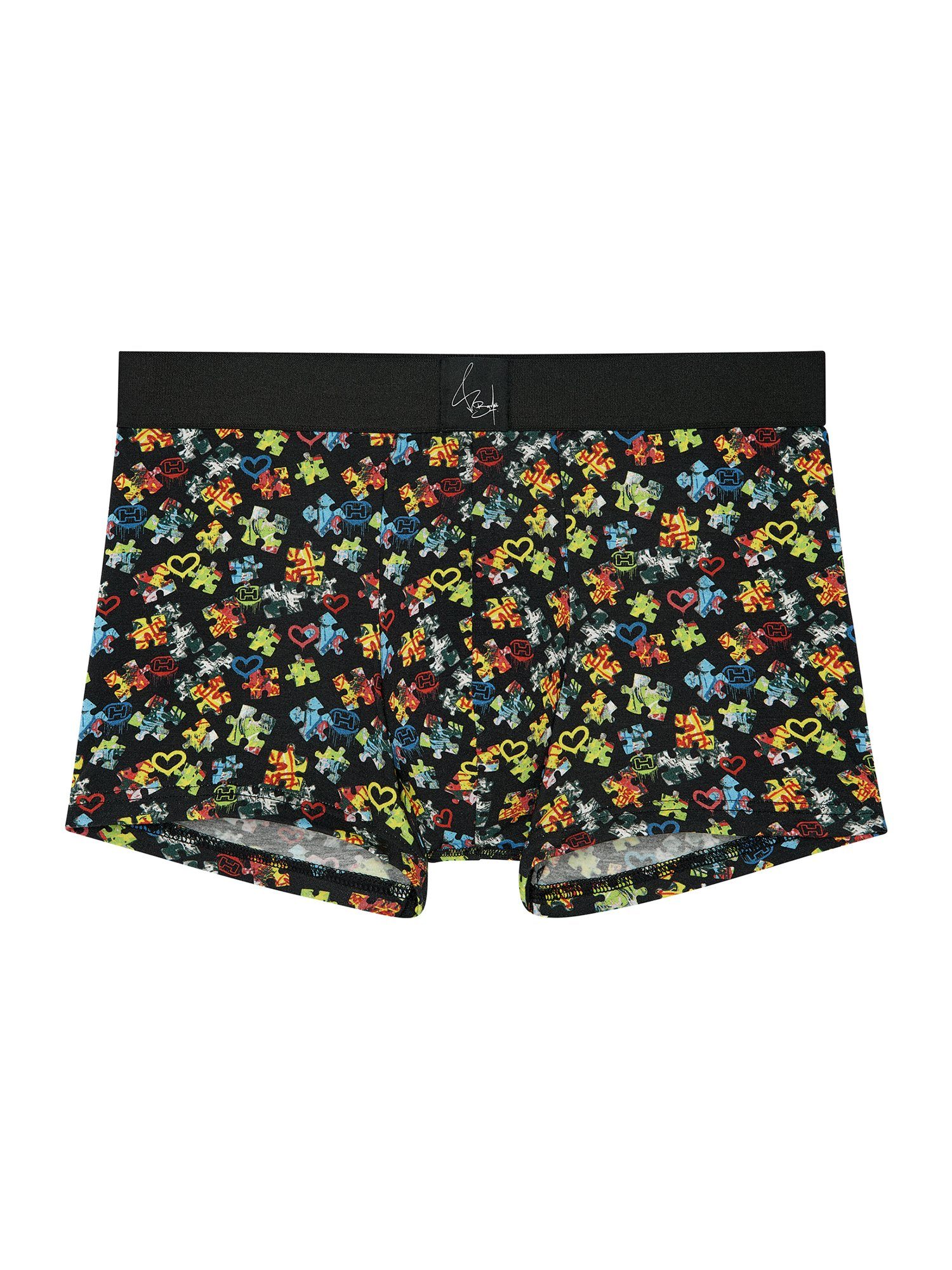Retro Pants Puzzled Love Boxer