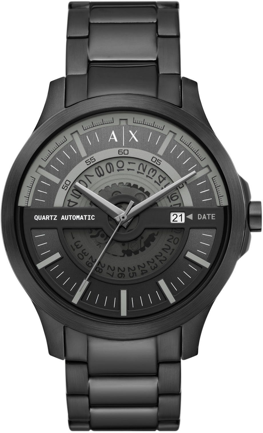 ARMANI EXCHANGE Automatikuhr AX2444, Armbanduhr, Herrenuhr, Mechanische Uhr, Datum, analog