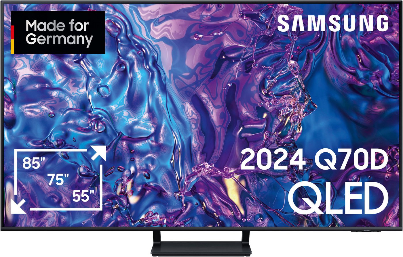 Samsung GQ65Q70DAT QLED-Fernseher (163 cm/65 Zoll, 4K Ultra HD, Smart-TV) schwarz ! RABATT: 42.29% Samsung GQ65Q70DAT QLED-Fernseher (163 cm/65 Zoll, 4K Ultra HD, Smart-TV) schwarz ! RABATT: 42.29%
