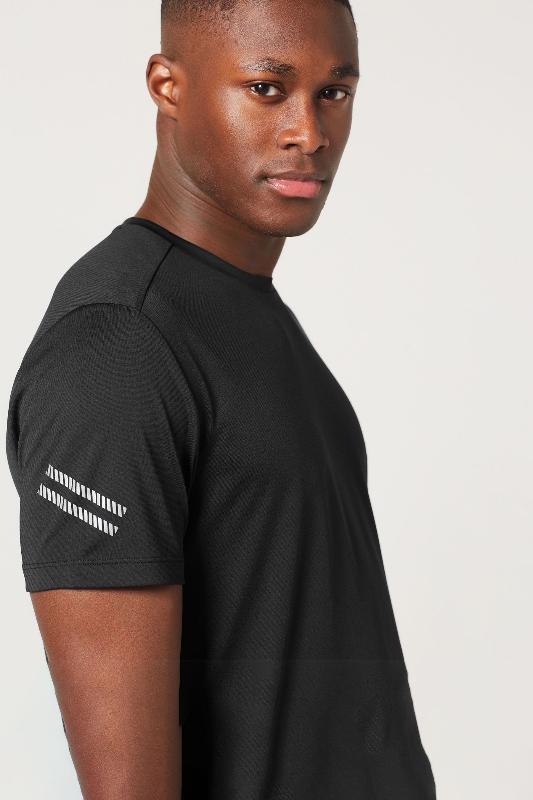 Next Black Active Next (1-tlg) Sport-T-Shirt Trainingsshirt