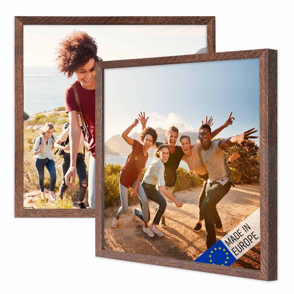 PHOTOLINI Bilderrahmen 2er Set Massivholz-Rahmen Modern günstig online kaufen