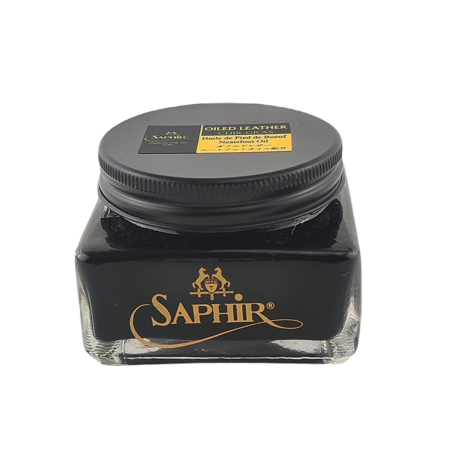 Saphir Saphir MEDAILLE D'OR Oiled Leather Fettleder-Pflegecreme 75 ml Glastie Schuhcreme