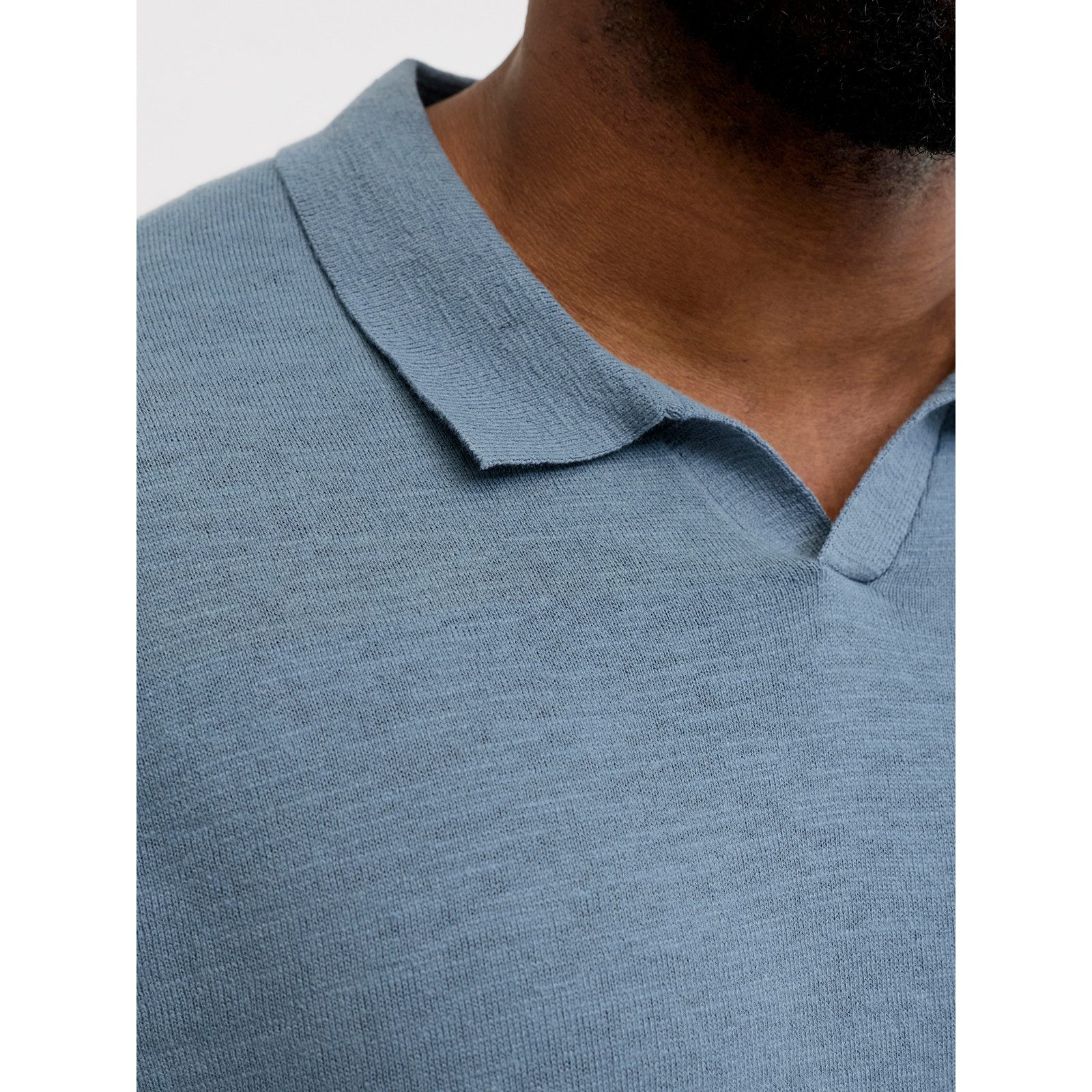 Jack & Jones Poloshirt Jack&Jones Übergrößen Poloshirt rauchblau JJKANE günstig online kaufen