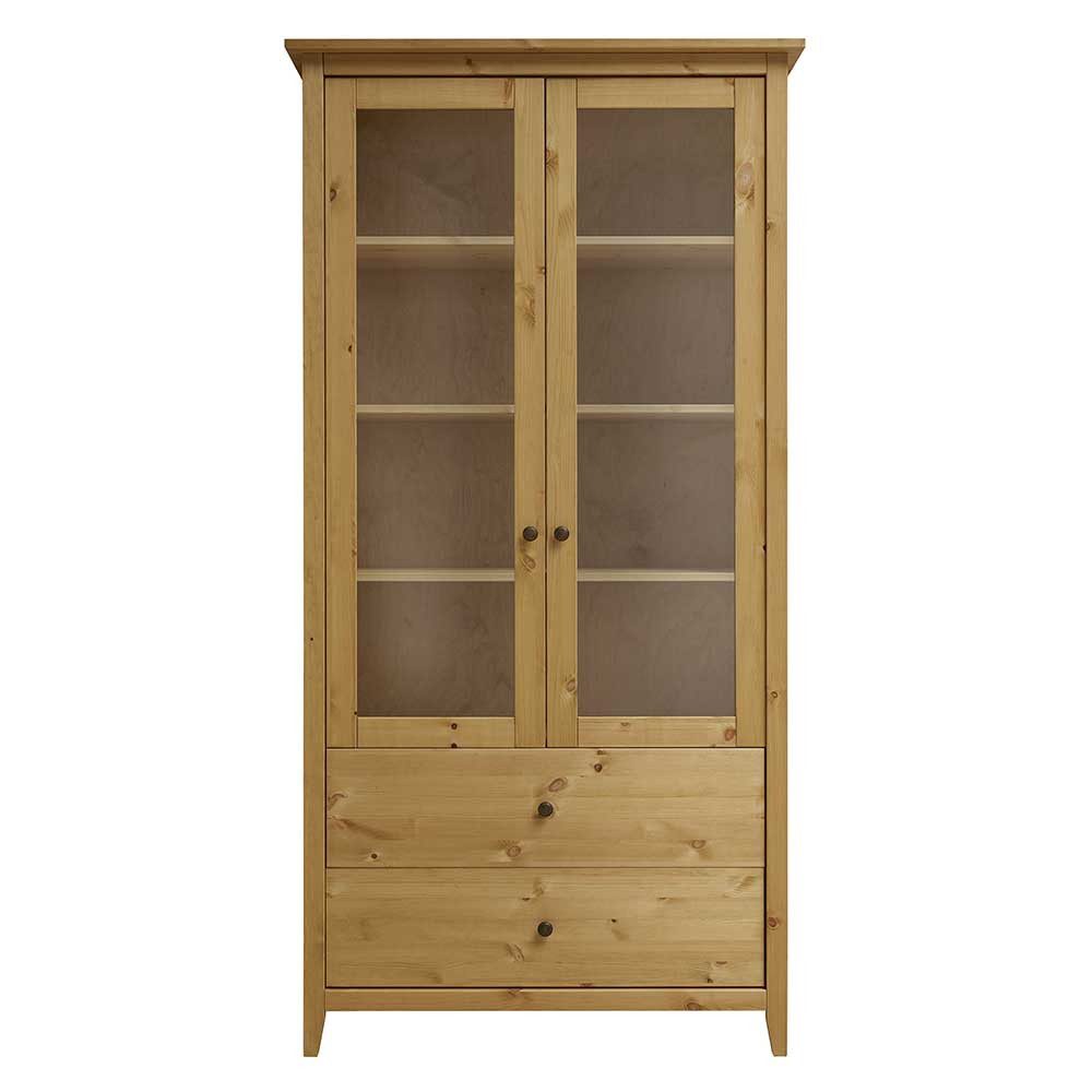 Pharao24 Vitrine Dolomiti aus Massivholz