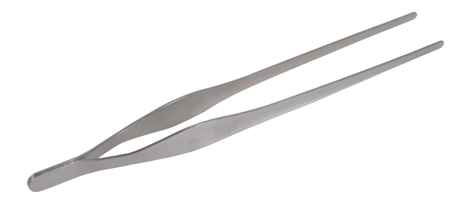Grillzange Edelstahl Grillzange 30cm Grillbesteck Küchenzange Grillzubehör Bratwu