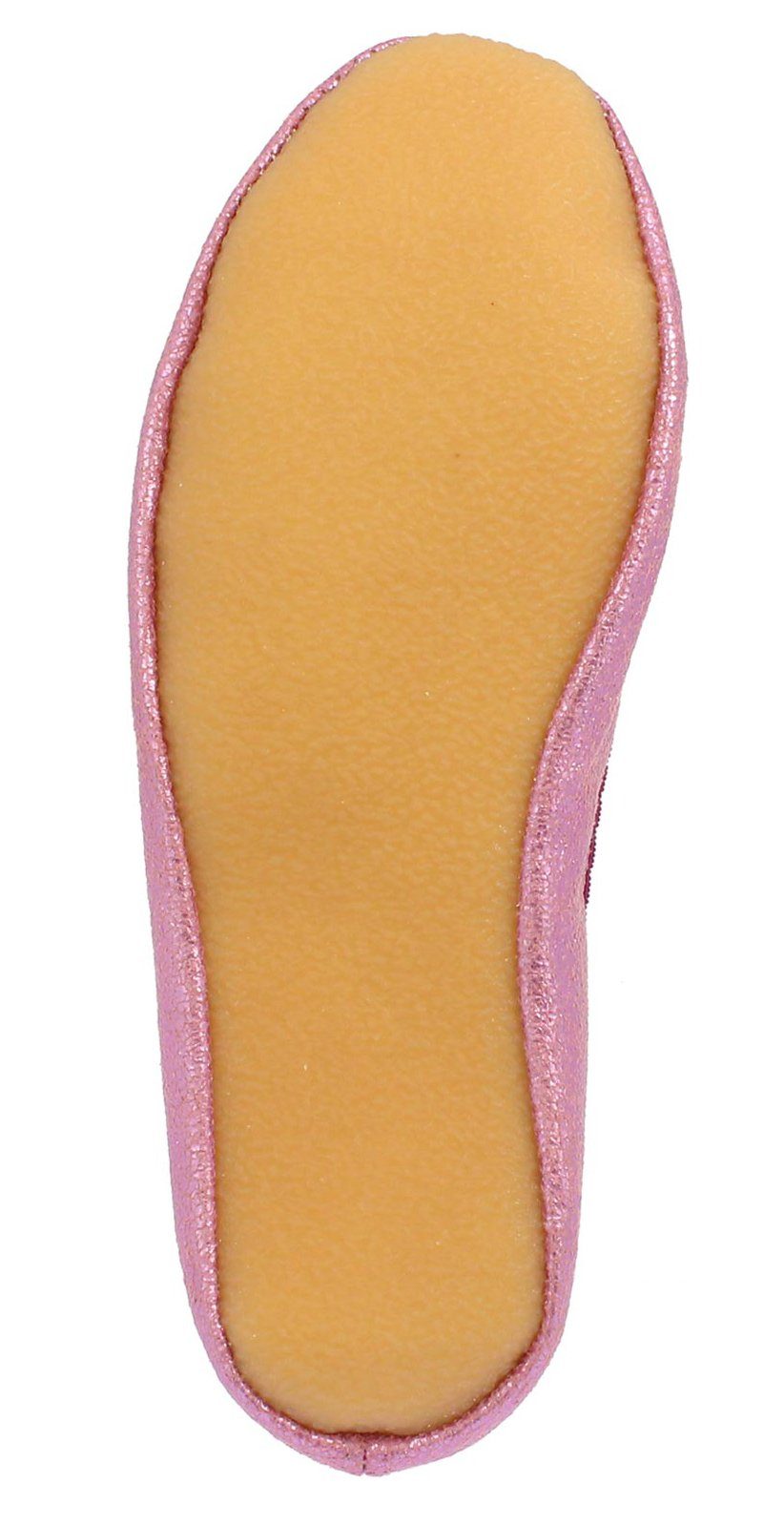 Beck Schläppchen Fee Gymnastikschuh (mit rutschfester Sohle, aus Naturkautschuk) ein Traum für Mädchen, hochwertiges glänzendes Obermaterial
