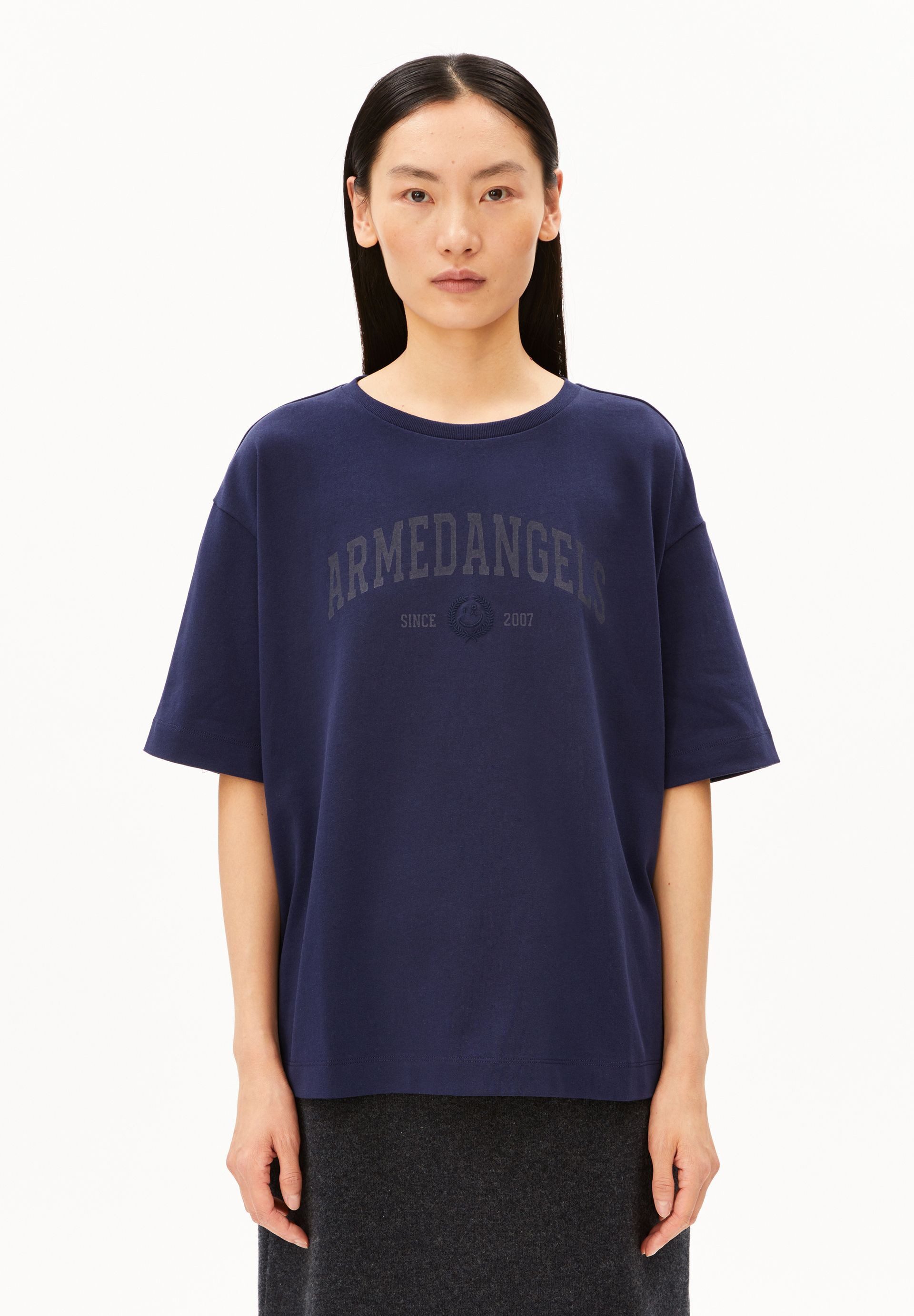 T-Shirt GIANNAA COLLEGE T-Shirt aus Bio-Baumwoll Mix