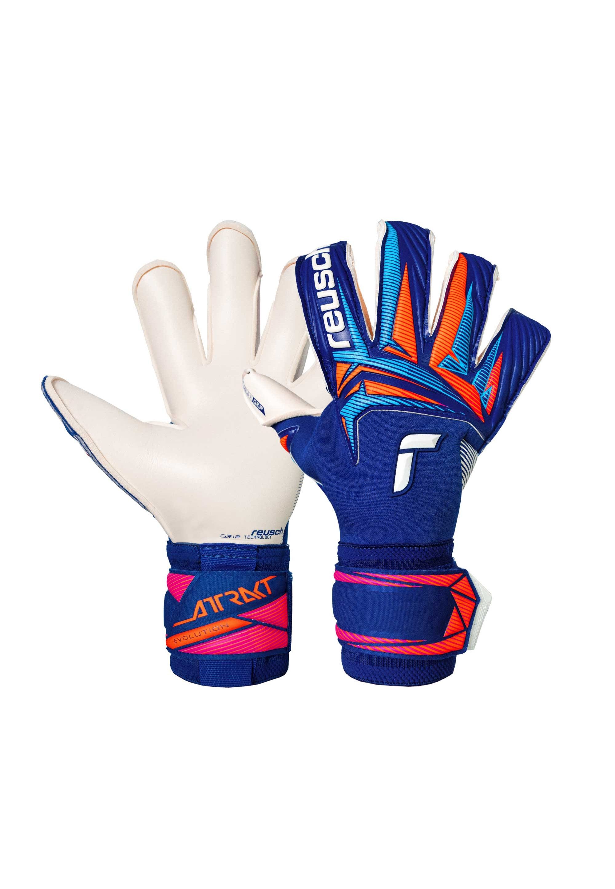 Reusch Torwarthandschuhe Attrakt Gold X Evolution mit atmungsaktiven Mesh-Einsätzen